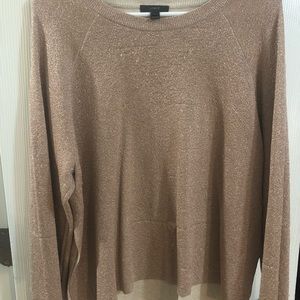 Sparkly gold soft sweater